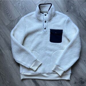 Michael Kors Cream Sherpa size M‎ fleece cozy knit